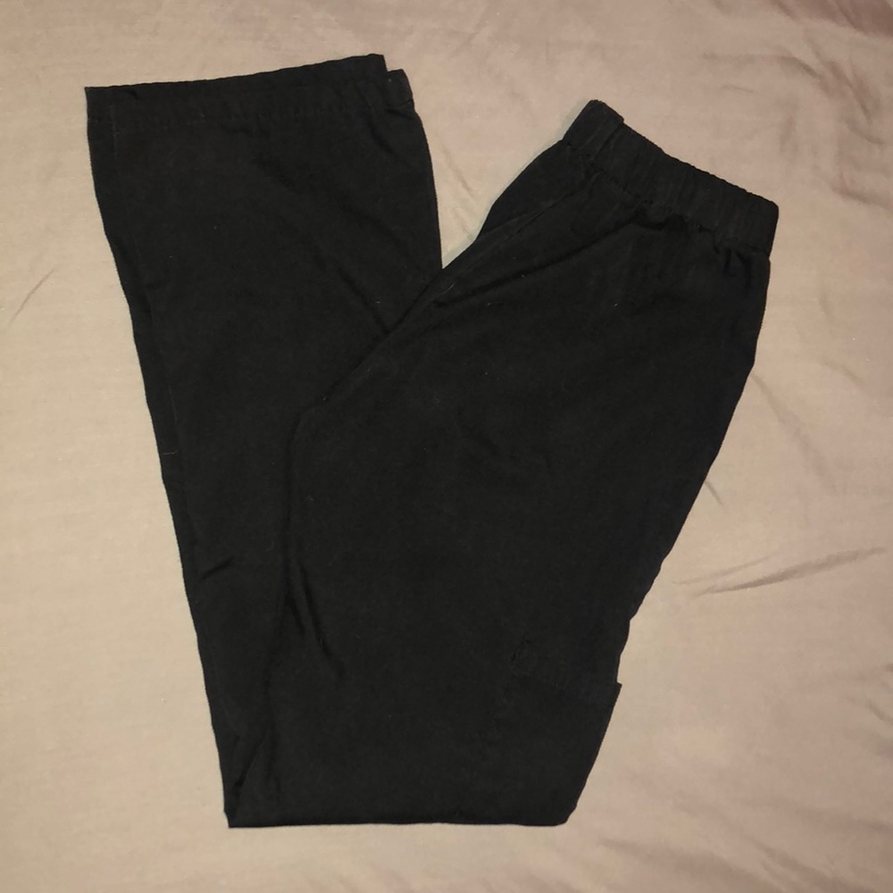 Black scrub pants